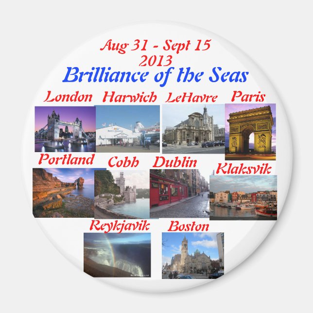 FRIDGE MAGNET BRILLIANCE SEPT 2013 TRANS ATLANTIC (Framsidan)