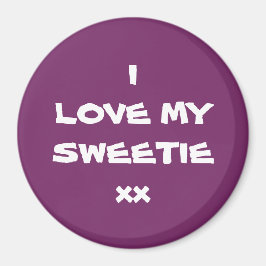 Fridge Magnet Cute I KÄRLEK MY SWEETIE Magnet