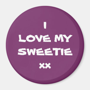 Fridge Magnet Cute I KÄRLEK MY SWEETIE Magnet