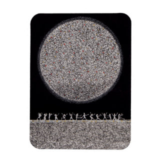 Fridge Magnet - Danskning under Silver Måne