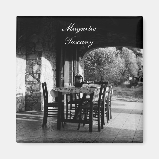 Fridge Magnet: Magnetic Tuscany Magnet (Framsidan)
