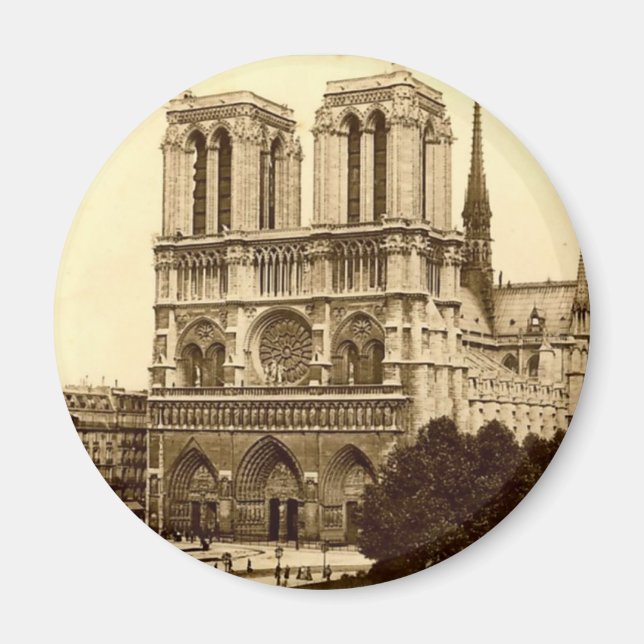 Fridge Magnet - Paris, Notre Dame (Framsidan)