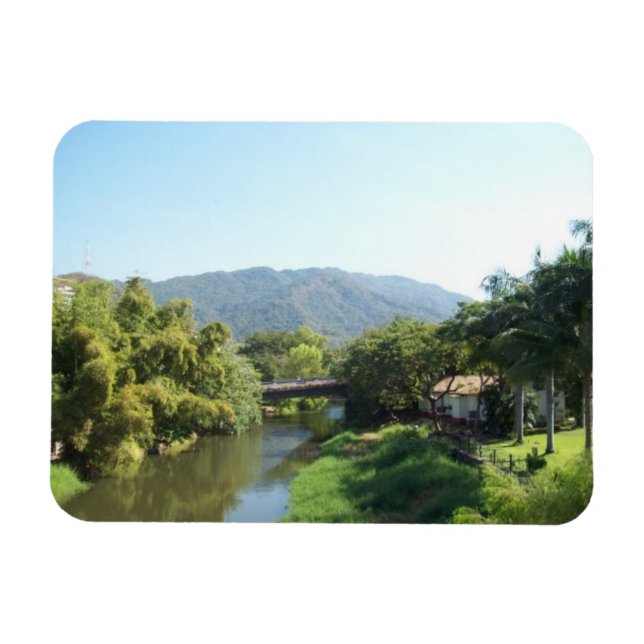 Fridge Magnet-Rio Cuale-Puerto Vallarta Magnet (Horisontell)