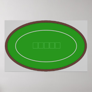 Fridge Poker ~MÄRKRE~ Texas Holdemkort Bord Poster