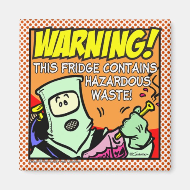 Fridge Warning! Magnet (Framsidan)