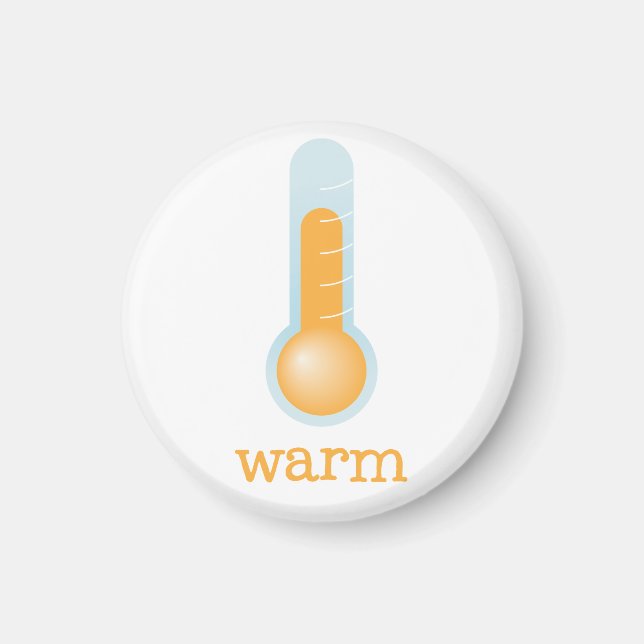 Fridge Weather - WARM Magnet (Framsidan)