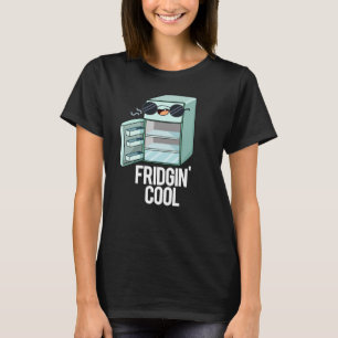 Fridgin-Coola Funny Kylskåp Mörk BG T Shirt