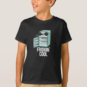 Fridgin-Coola Funny Kylskåp Mörk BG T Shirt