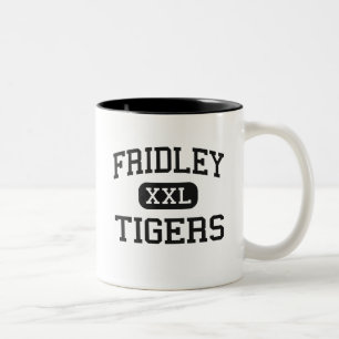 Fridley - tigrar - högstadium - Fridley Minnesota Två-Tonad Mugg