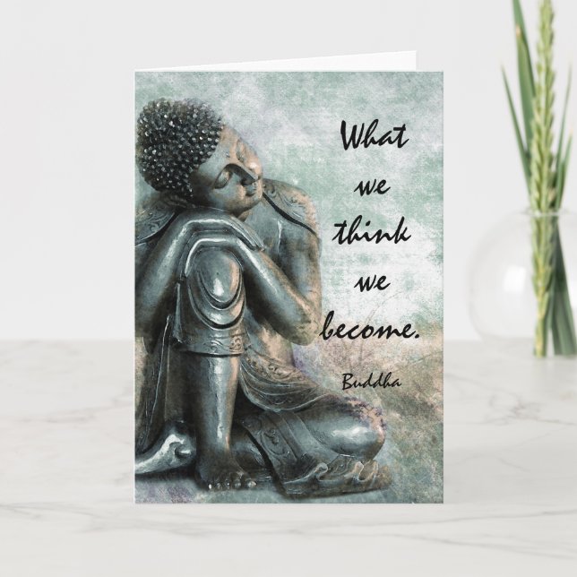 Fridsam Buddha ord av vishet Kort (Framsida)