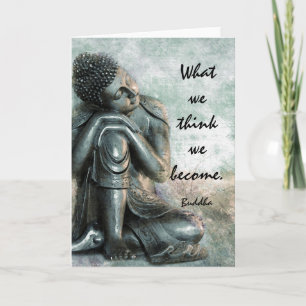 Fridsam Buddha ord av vishet Kort