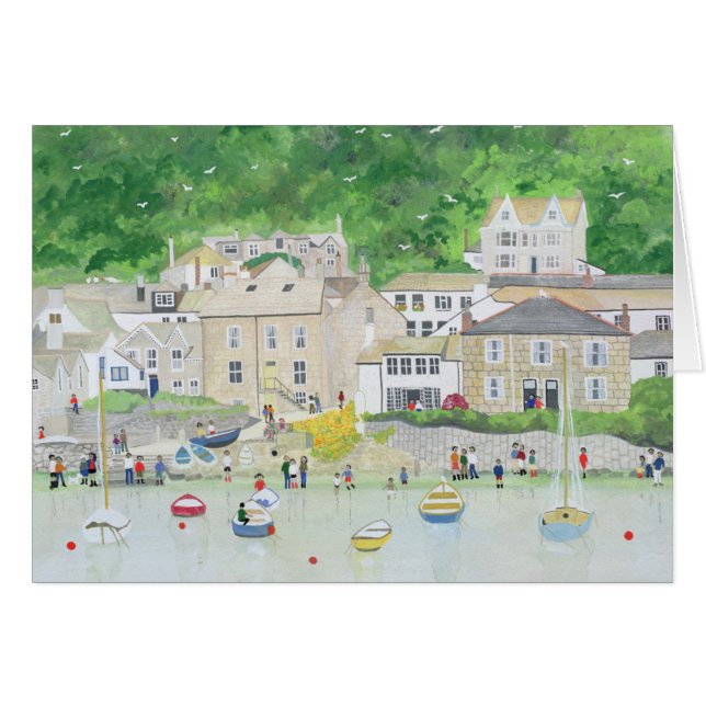 Fridsam Mousehole 1995 Hälsningskort (Framsidan Horizontal)