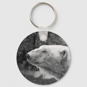 Fridsam polar björn nyckelring