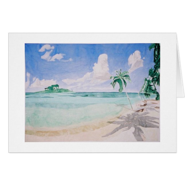 fridsamt bevattnar hälsningskort (Framsidan Horizontal)