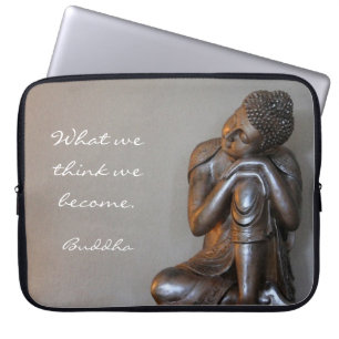 Fridsamt silver Buddha Laptop Fodral