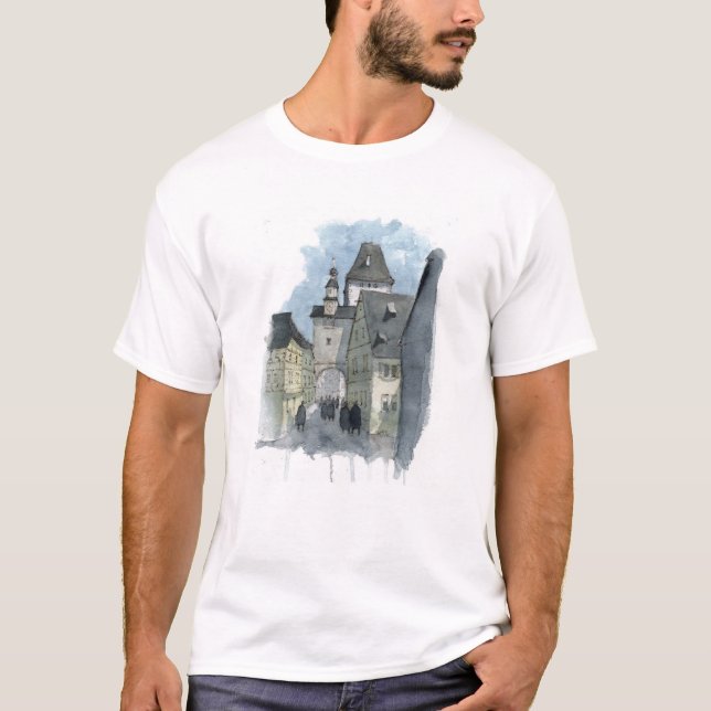 Frieburg Tyskland T Shirt (Framsida)