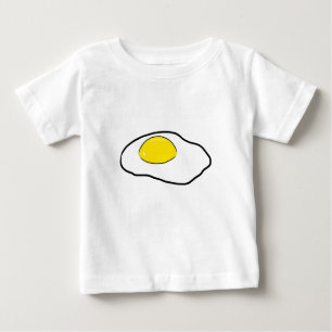 Fried ägg Tecknad Teckning Poached Eggs Sunny Side Tee