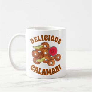 Fried Calamari Ringar Italy Food Appetizer Foodie Kaffemugg