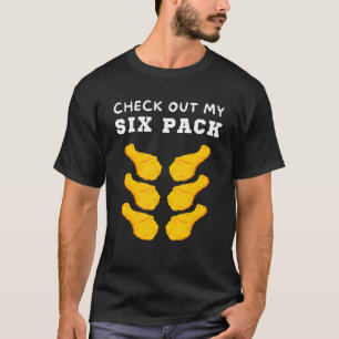 Fried Chicken checkar ut mitt sexpack-Humor-gymmim T Shirt