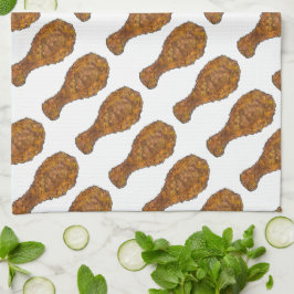 Fried Chicken Leg Drumstick Soul Food Foodie Towel Kökshandduk