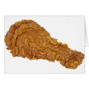 FRIED CHICKEN LEG-ROLIGT HÄLSNINGSKORT