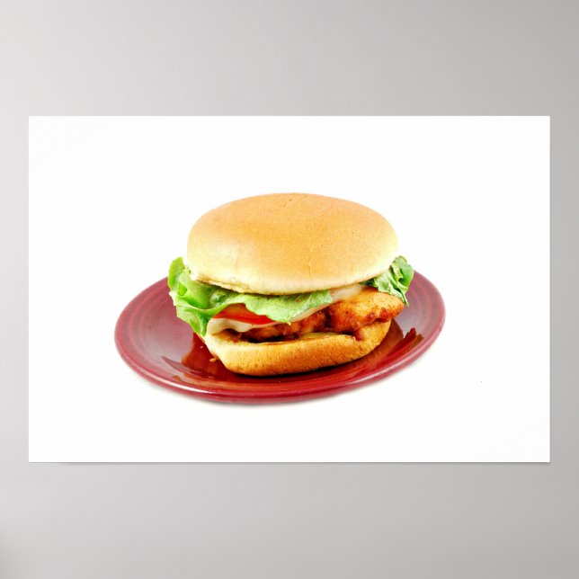 Fried Chicken Sandwich Poster (Framsidan)