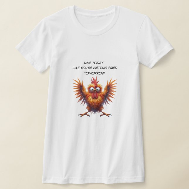 Fried Chicken T Shirt (Laydown)