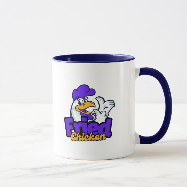 Fried Chicken Typography Mugg (Höger)