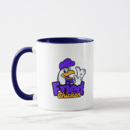 Fried Chicken Typography Mugg