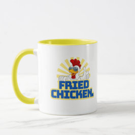 Fried Chicken Typography Mugg