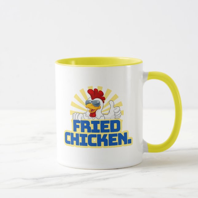 Fried Chicken Typography Mugg (Höger)