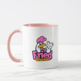 Fried Chicken Typography Mugg