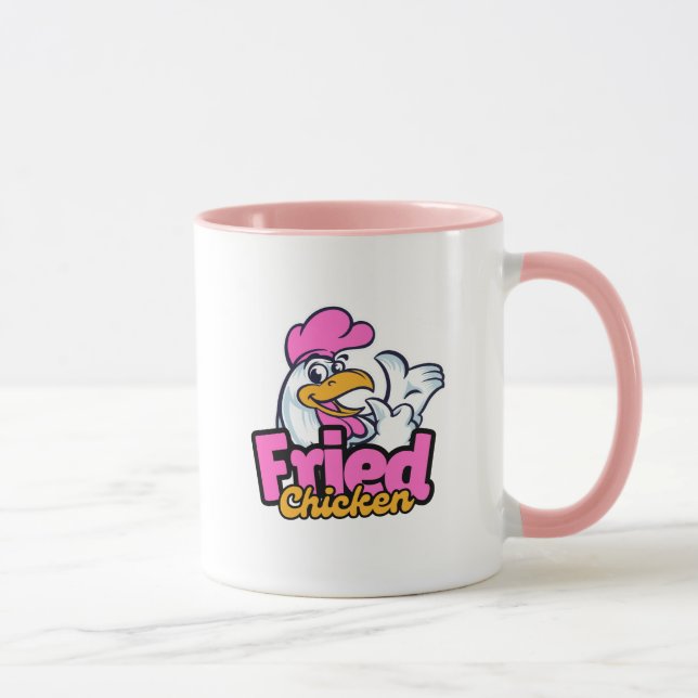 Fried Chicken Typography Mugg (Höger)