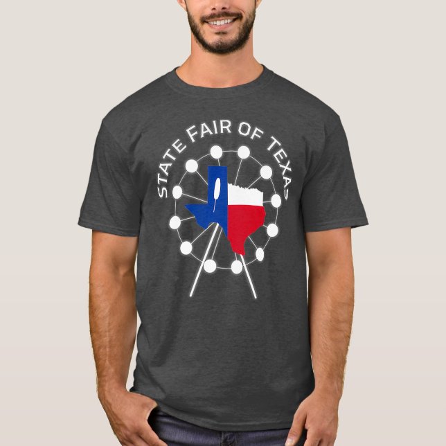 Fried Corndog State Fair of Texas Ferris Wheel T Shirt (Framsida)
