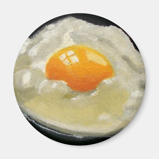 FRIED EGG ARTWORK MAGNET (Framsidan)