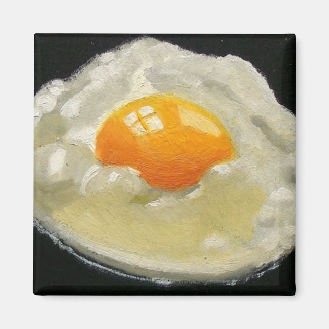 FRIED EGG ARTWORK MAGNET (Framsidan)