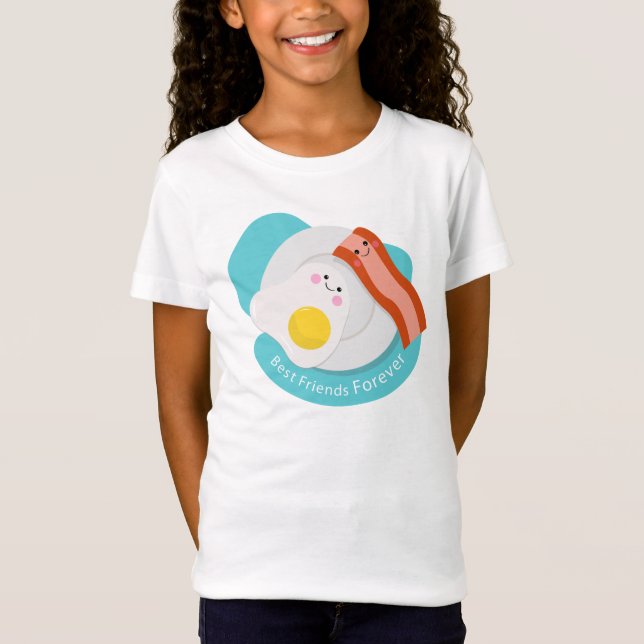 Fried Egg Best Friend T Shirt (Framsida)