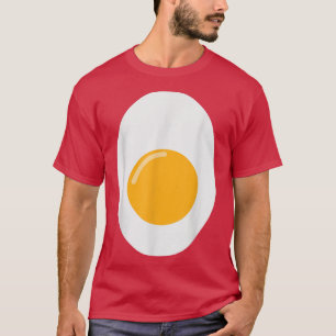 Fried Egg Funny Cute Lazy Halloween Costume T Shirt
