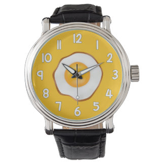 Fried Egg Wrist Watch – Fun Breakfast Inspired Tim Armbandsur