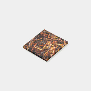Fried Grashopper (Takkataen Thot), asiatisk mat Post-it Block