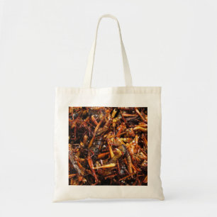 Fried Grashopper (Takkataen Thot), asiatisk mat Tygkasse
