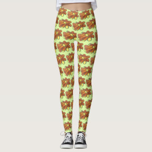 Fried Jalapeño Poppers Grönt Hett Jalapeno Pepper Leggings