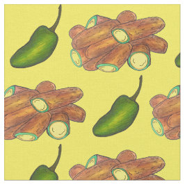 Fried Jalapeño Poppers Grönt Hett Jalapeno Pepper Tyg