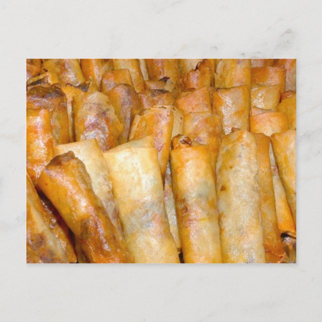 fried Lumpia Vykort (Framsida)