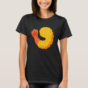 Fried räka Shrimp Tempura Prawn Costume T Shirt