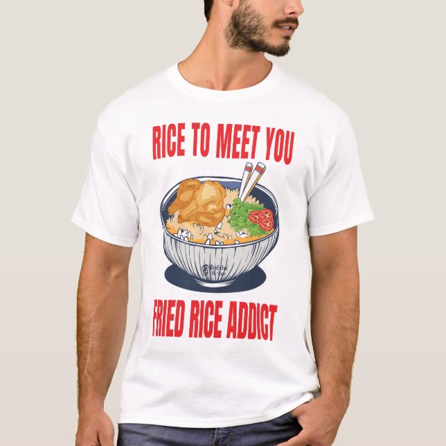 Fried Ris Addict Manar White T Shirt (Framsida)