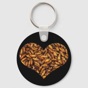 Fried Silke Mask Heart Nyckelring