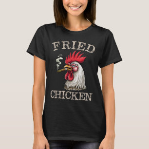Fried Smoking Chicken Graphic Ogräs Manar Women T Shirt