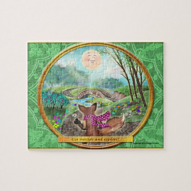 Frieda svanvolym 2 - Go undersöker!  pussel (Horisontell)