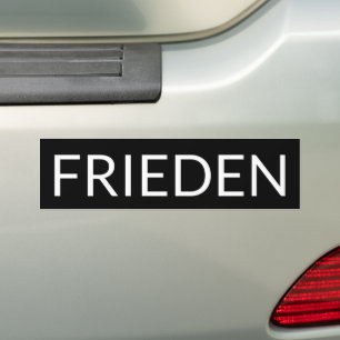 Frieden svartvit tysk fred, modern bildekal